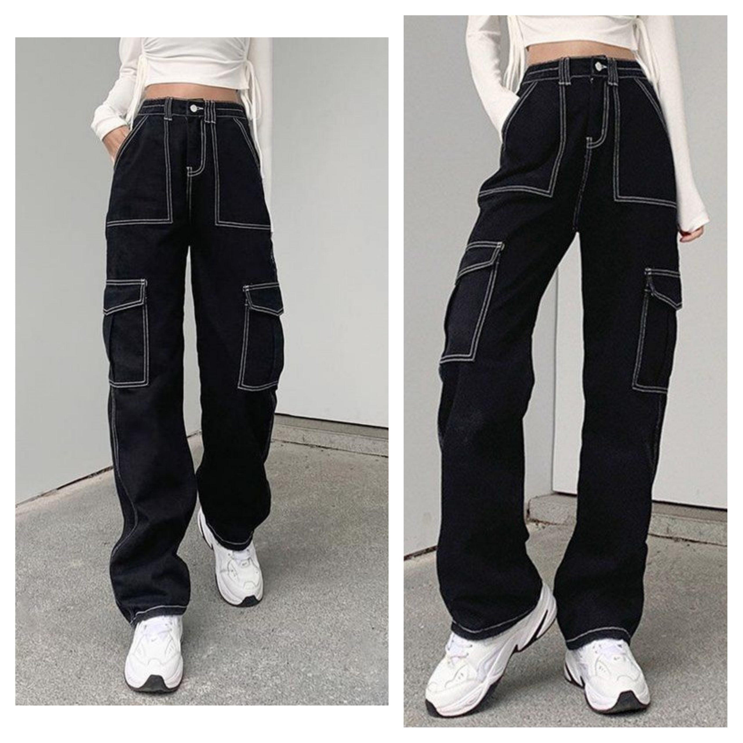 SHE N' HE.SHOP-HIGH QUALITY SIX POCKET CARGO STRAIGHT PANTS FOR MEN  AFFRODABLE PRICE AND COMFORTABLE TO WEAR BREATHBLE PANTS THREE COLORS ONLY  MENS CARGO PANTS ELEGANT PANTS IT FITS TO YOUR DAILY
